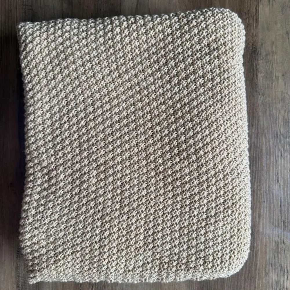 Chunky Cable Knit Throw Blanket 50